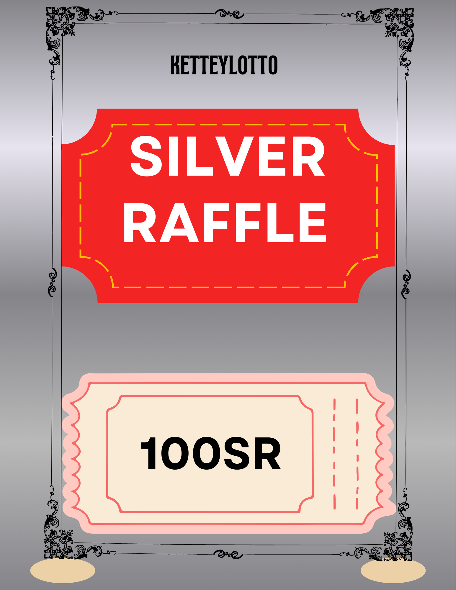 Red And Cream Illustrative Christmas Raffle Contest Flyer-10