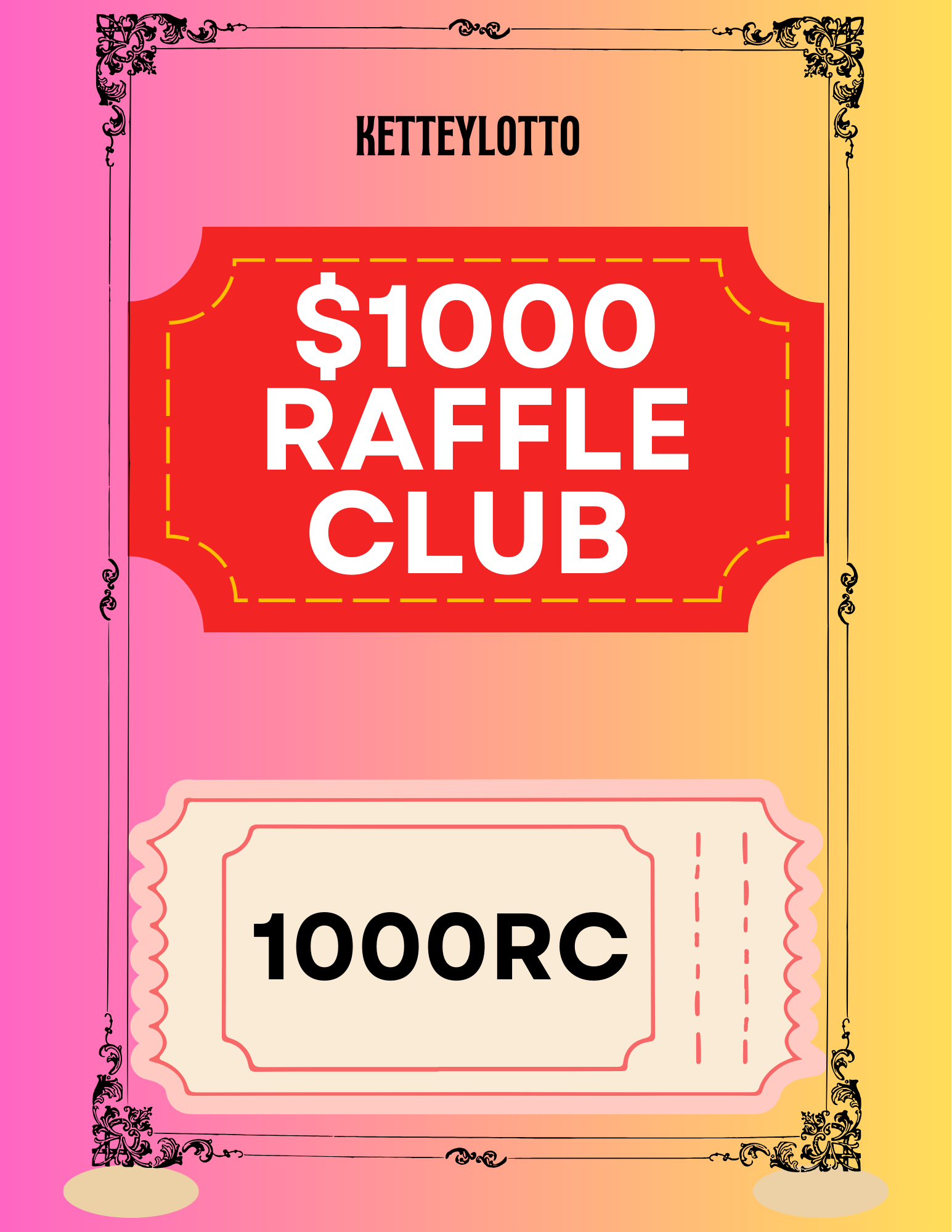 Red And Cream Illustrative Christmas Raffle Contest Flyer-6
