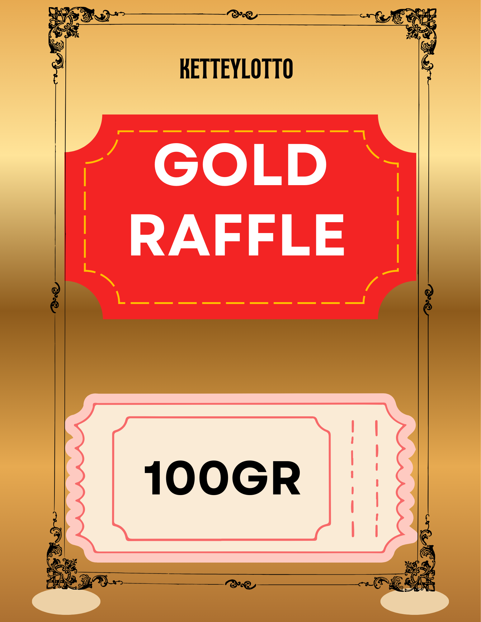 Red And Cream Illustrative Christmas Raffle Contest Flyer-9